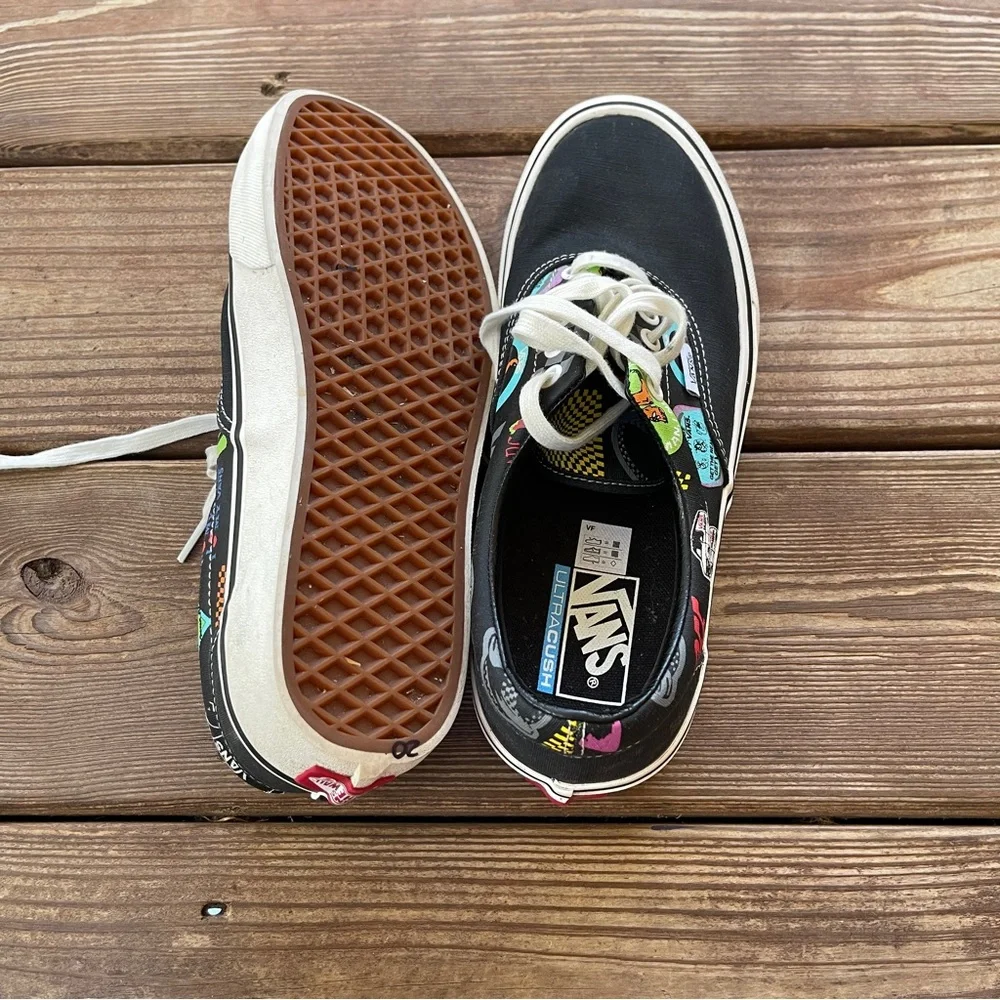 Vans Era “I ❤️ My Vans” Graphic Sneakers Black Multicolor Men’s 9 / Women’s 10.5